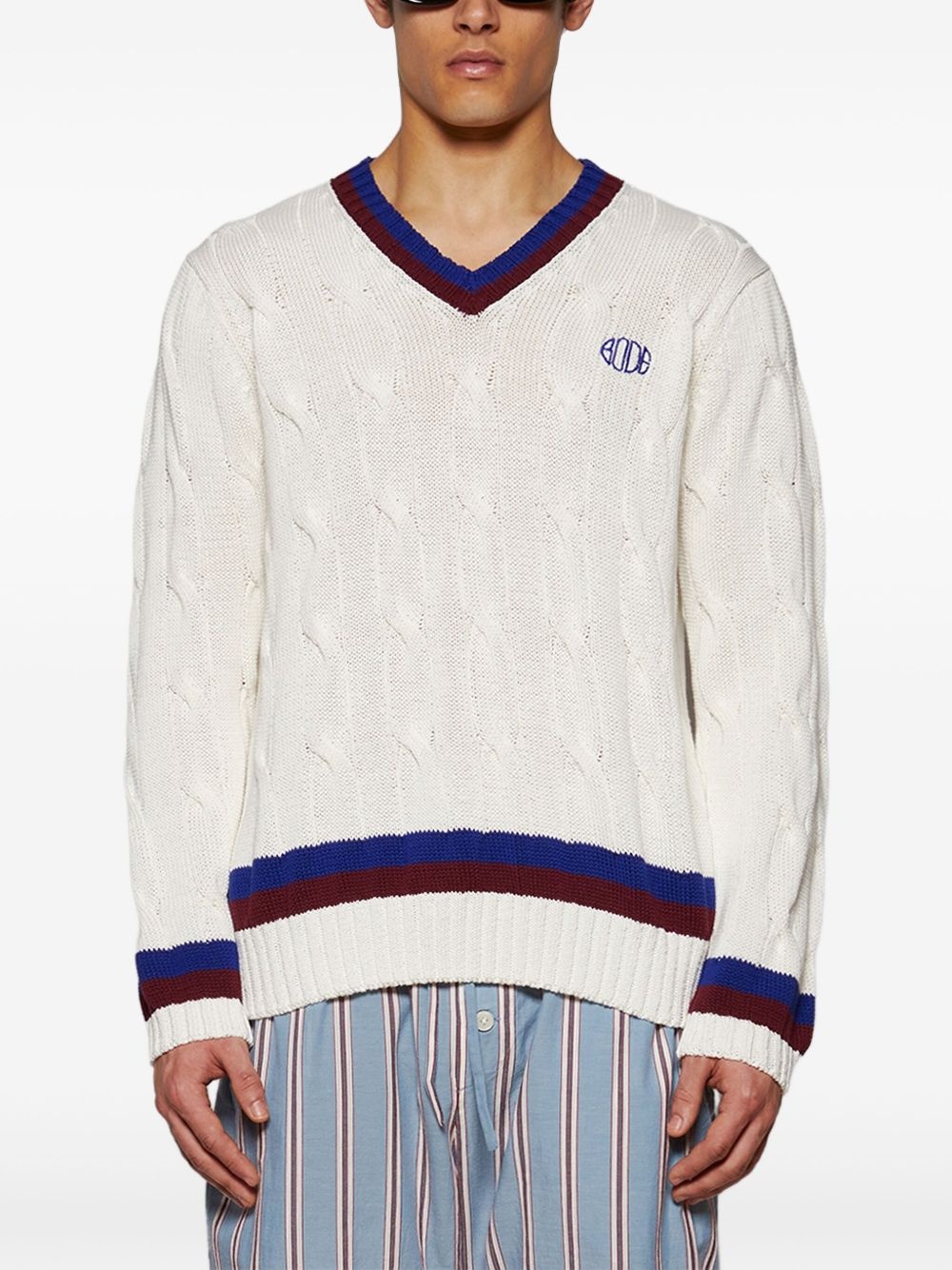 Tennis cotton sweater - 2