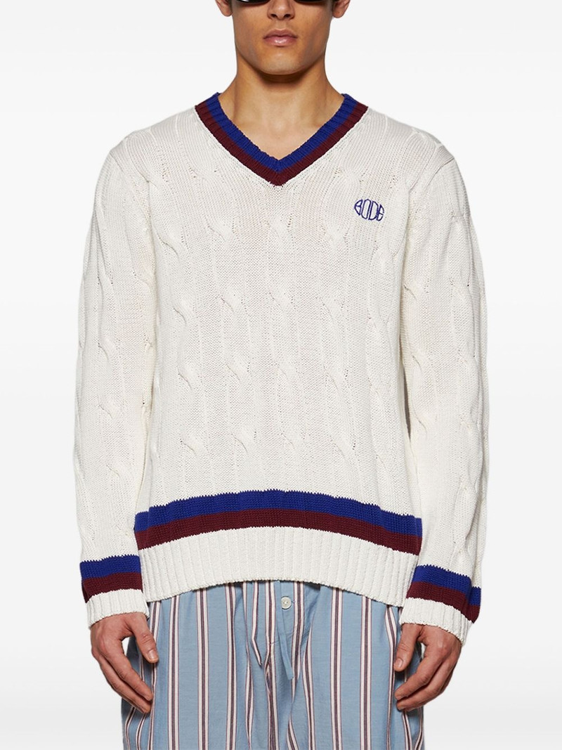 BODE Tennis cotton sweater outlook