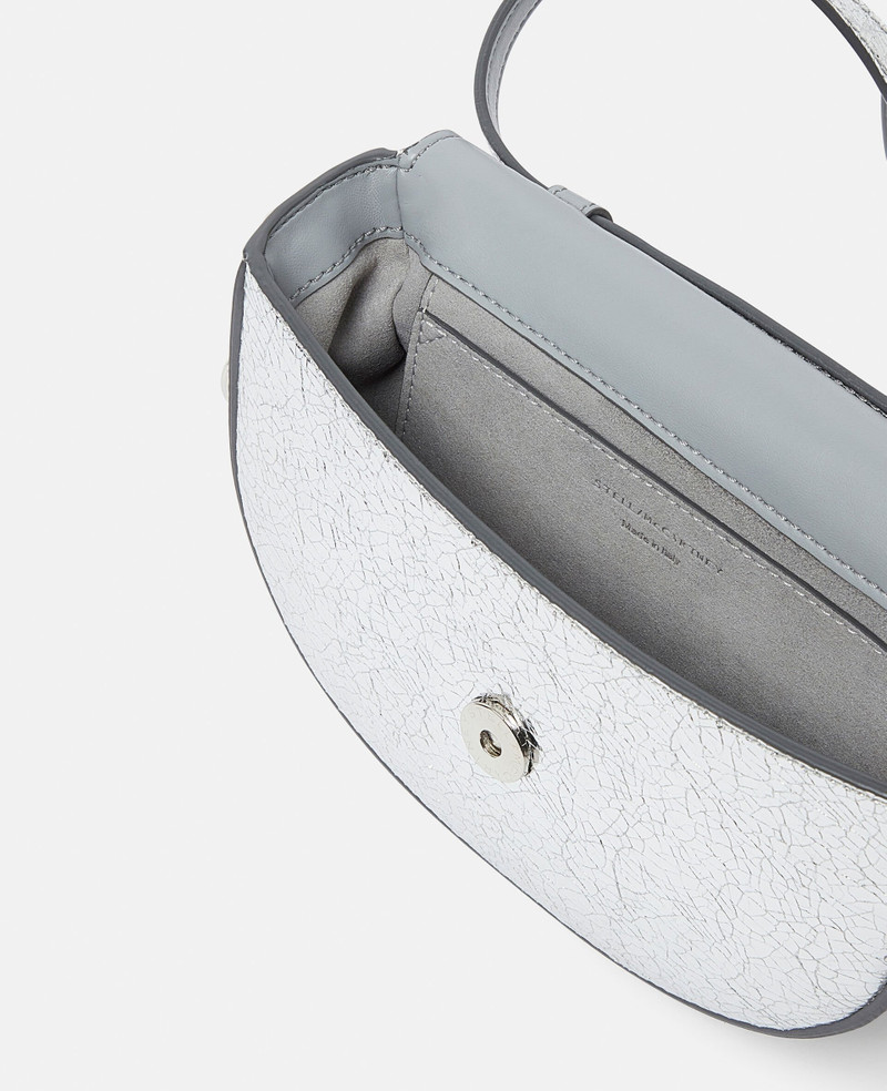 Frayme Crackled Silver Shoulder Bag 3