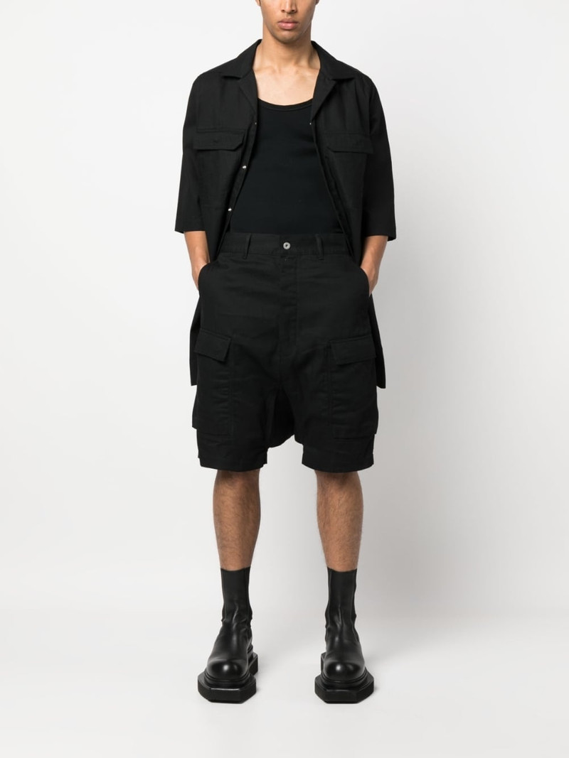 Rick Owens DRKSHDW side cargo-pocket shorts outlook