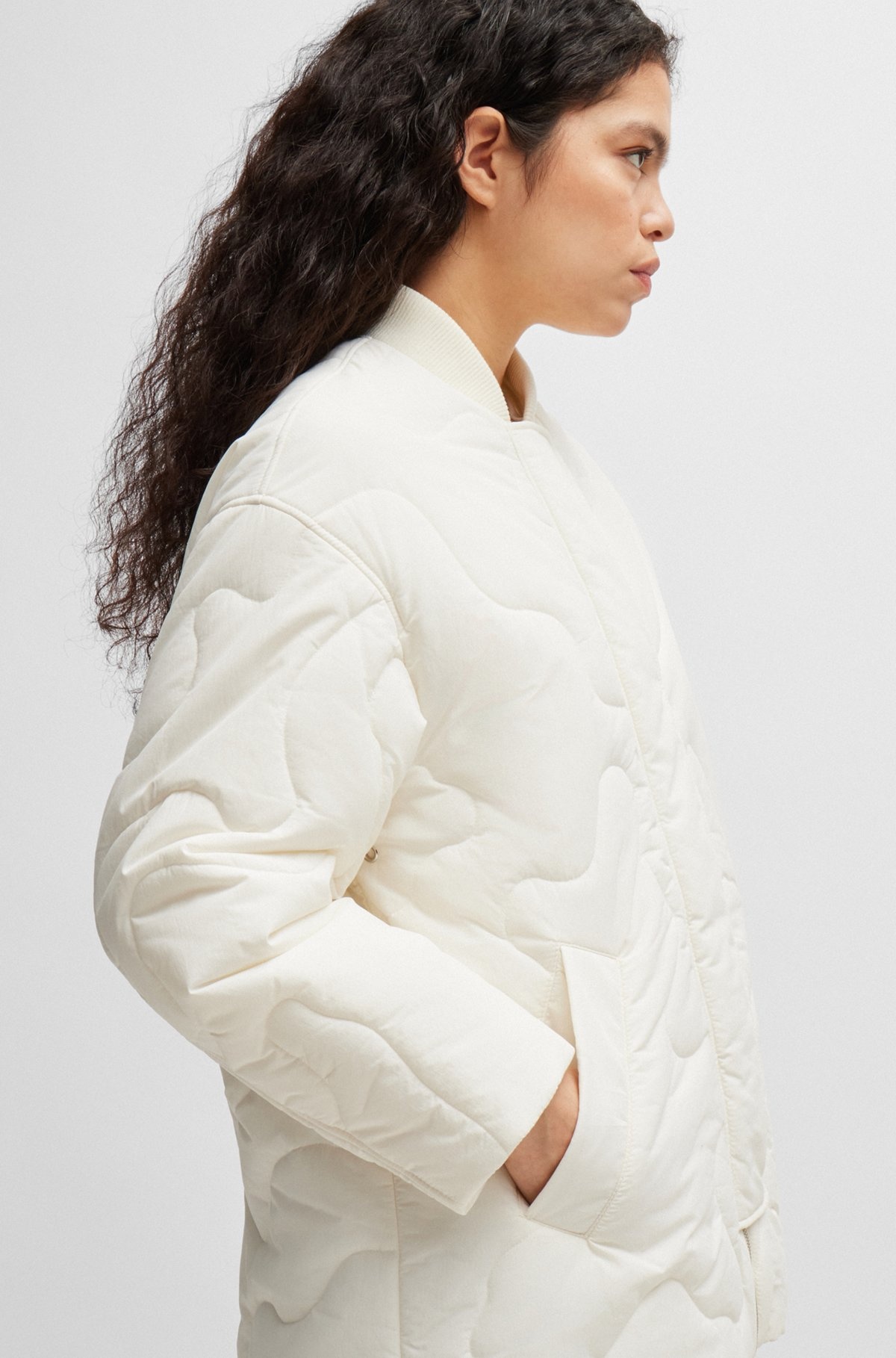 QUILTED JACKET WITH WATER-REPELLENT FINISH - 6