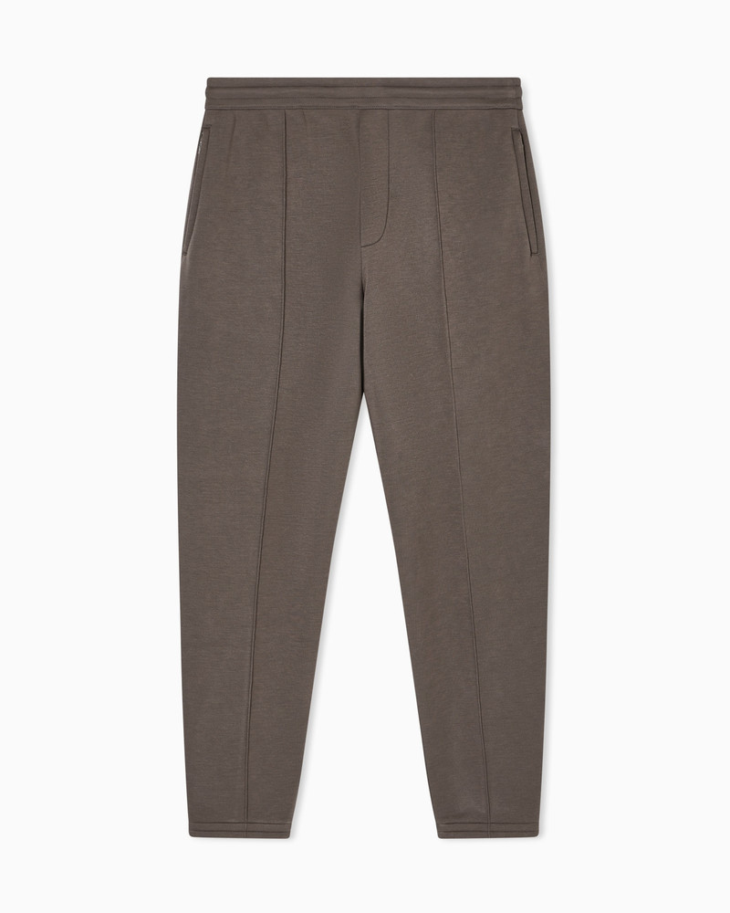 TRAVEL ESSENTIALS DOUBLE-JERSEY JOGGERS 1