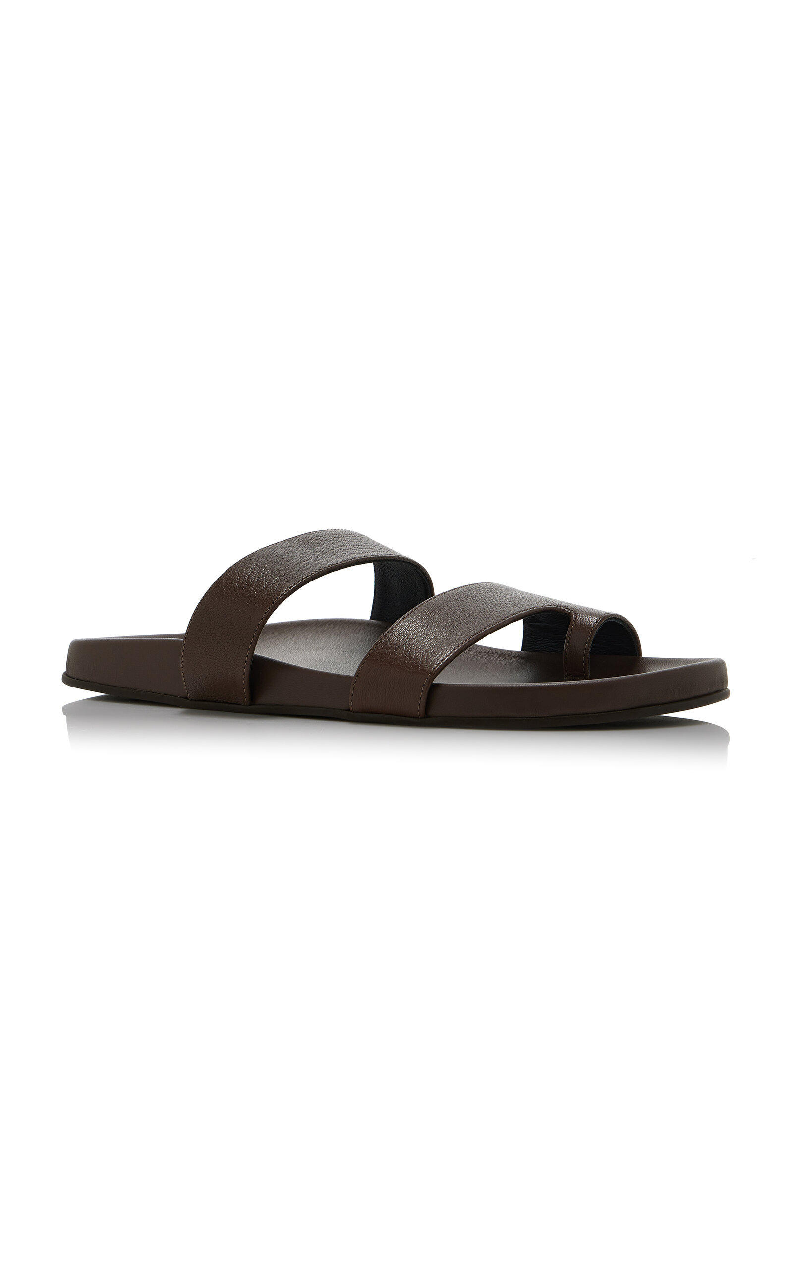 Hugh Leather Sandals brown - 4