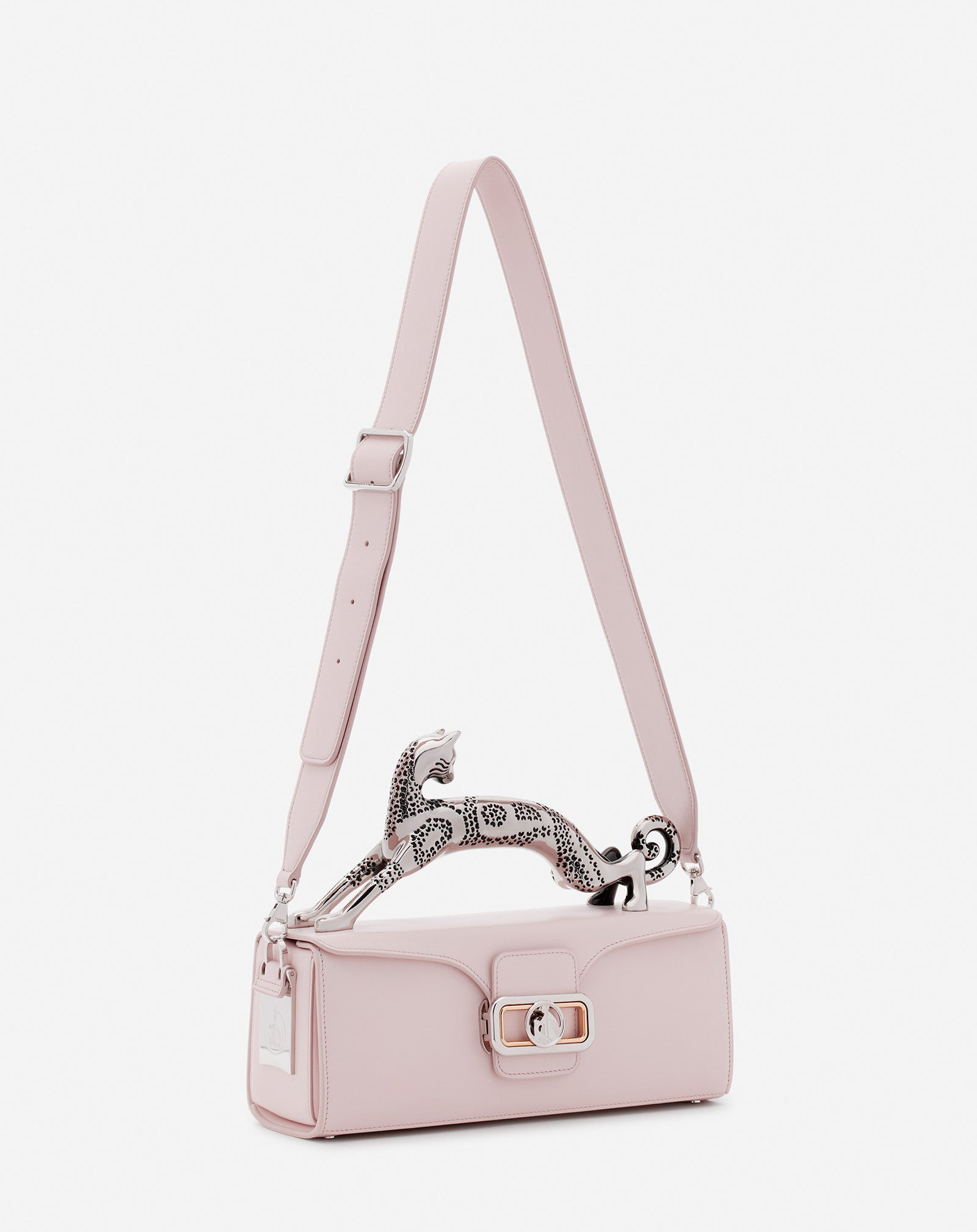 MEDIUM LEATHER PENCIL CAT BAG - 3