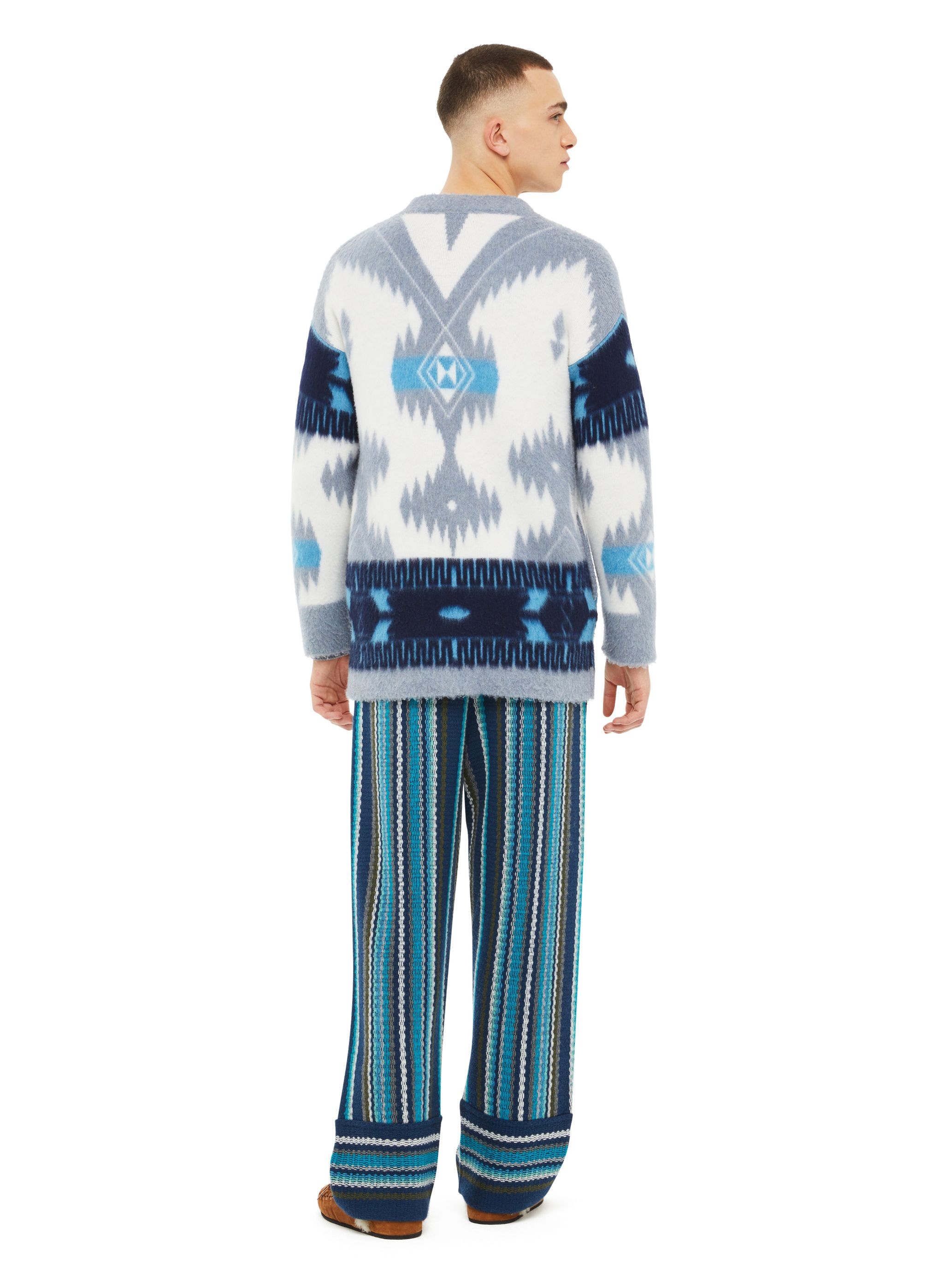 Icon Jacqurd Brushed Cardigan - 6