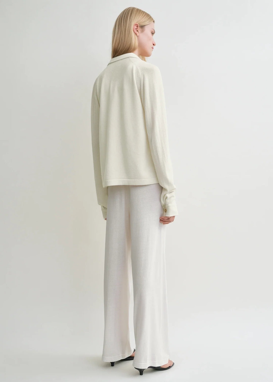 Raglan-Sleeve Cashmere Cardigan - 3