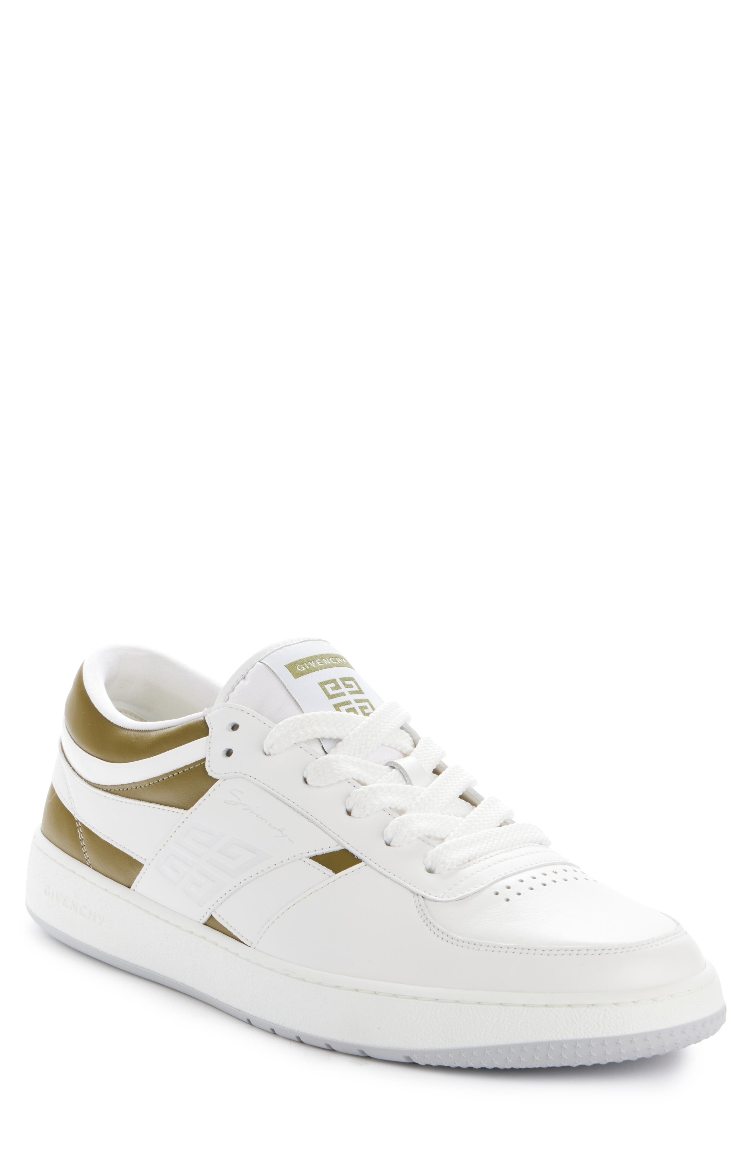 Givenchy G Move Low Top Sneaker in White/Khaki at Nordstrom - 1