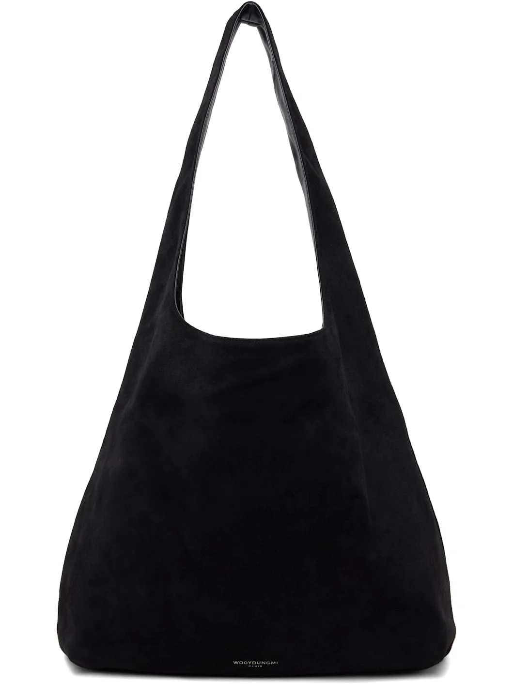 Black Suede Tote - 1