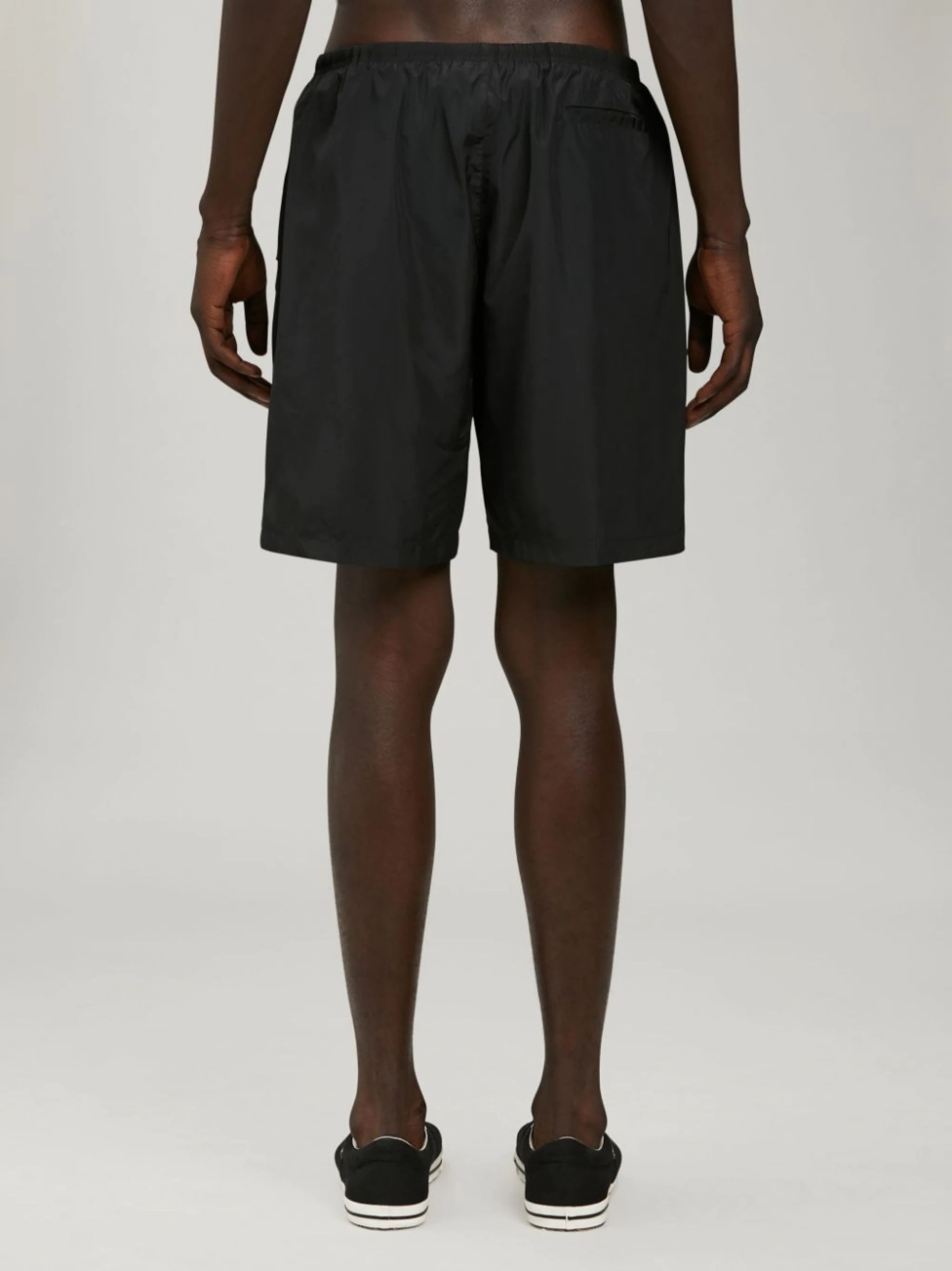 curved logo swimming shorts - 5