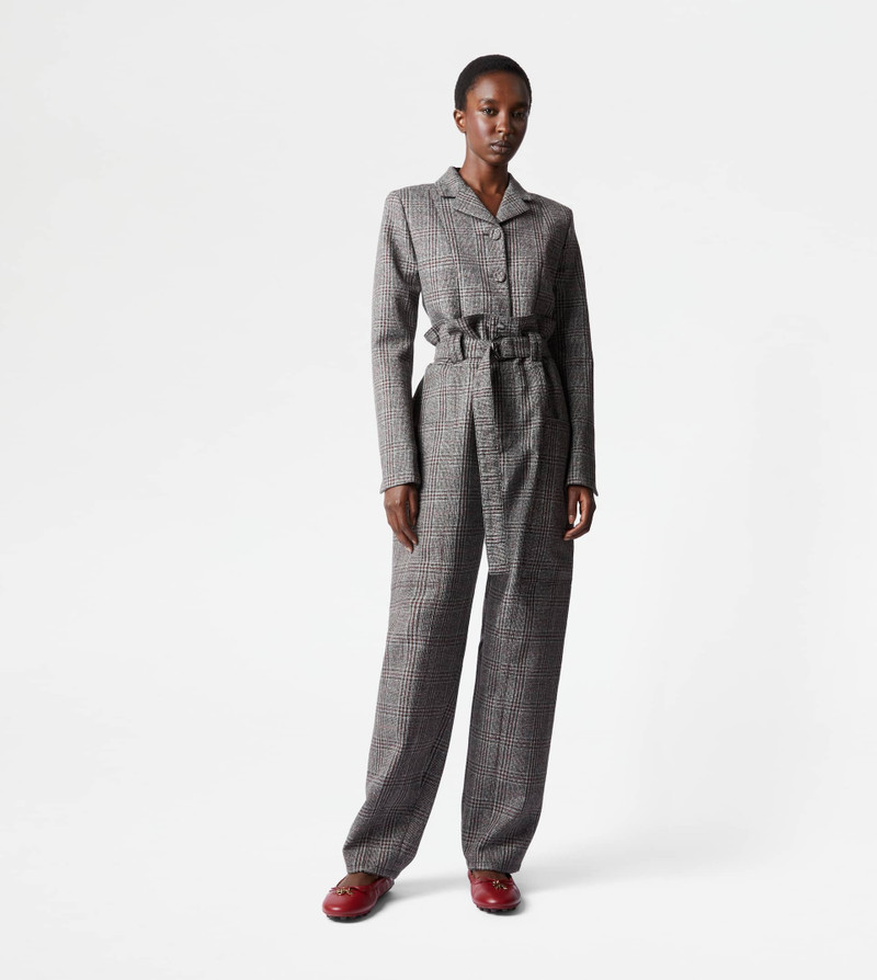 Tod's PANTS IN WOOL - GREY, RED outlook