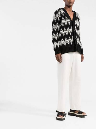 Missoni zigzag-knit wool cardigan outlook