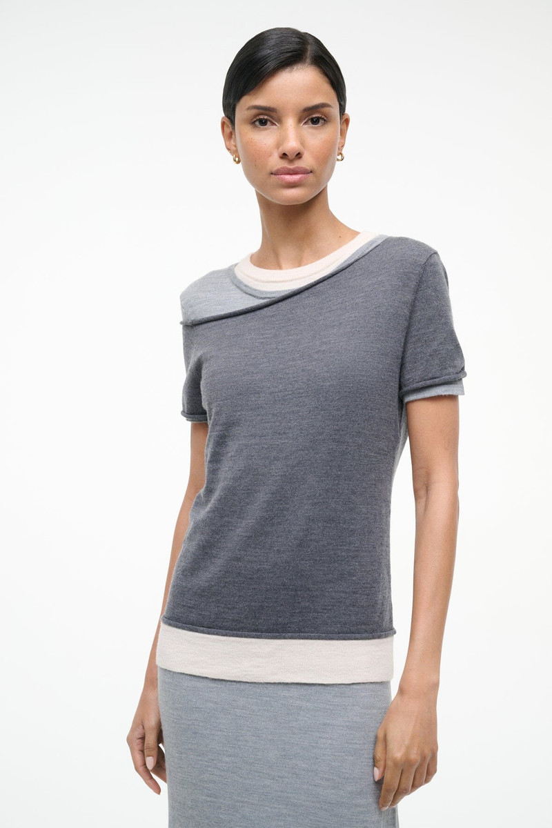STAUD STAUD LYRIC DRESS HEATHER GREY MULTI outlook