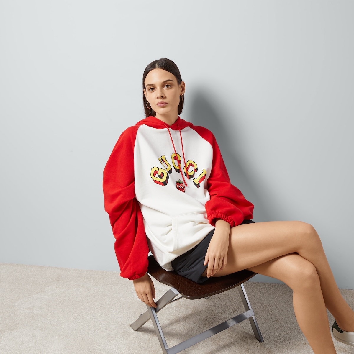 Cotton jersey hooded sweatshirt - 5