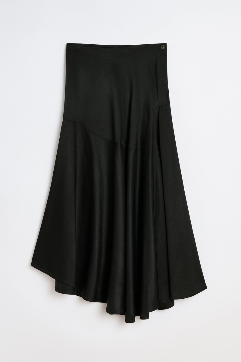Waltz Skirt Fresh Black Tarmac Twill 1