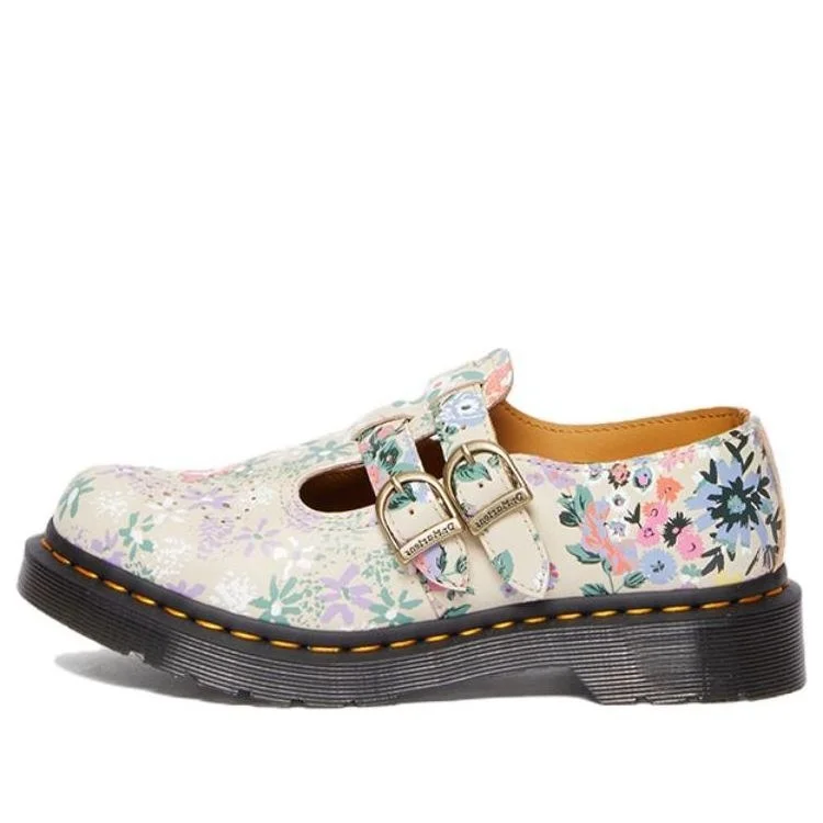 (WMNS) 박사 Martens 8065 Floral Mash Up Leather Mary Jane 'Parchment Beige' 30793292 - 1