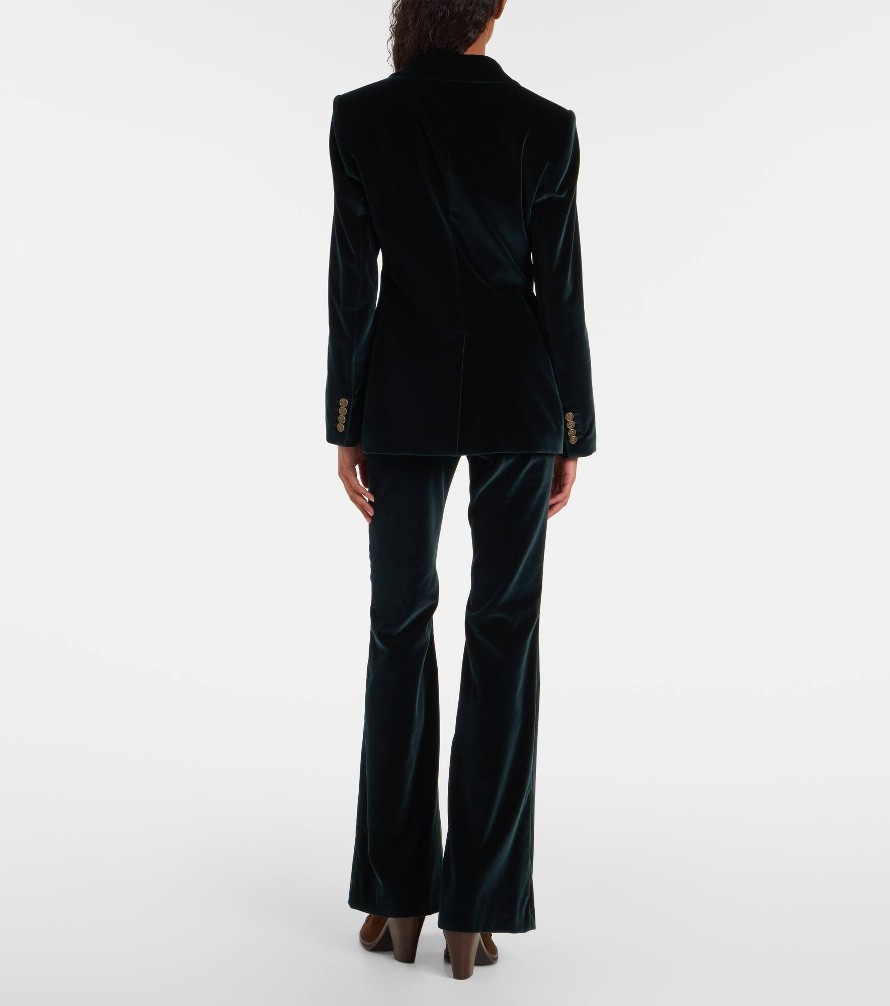 Cotton velvet blazer - 3