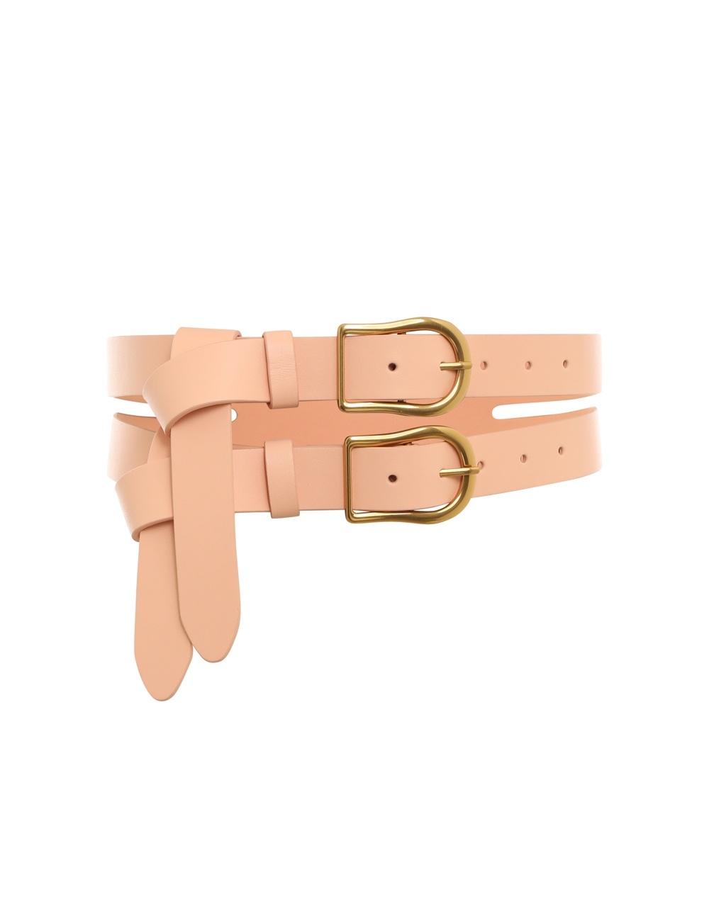 DOUBLE BUCKLED WAIST BELT - 1