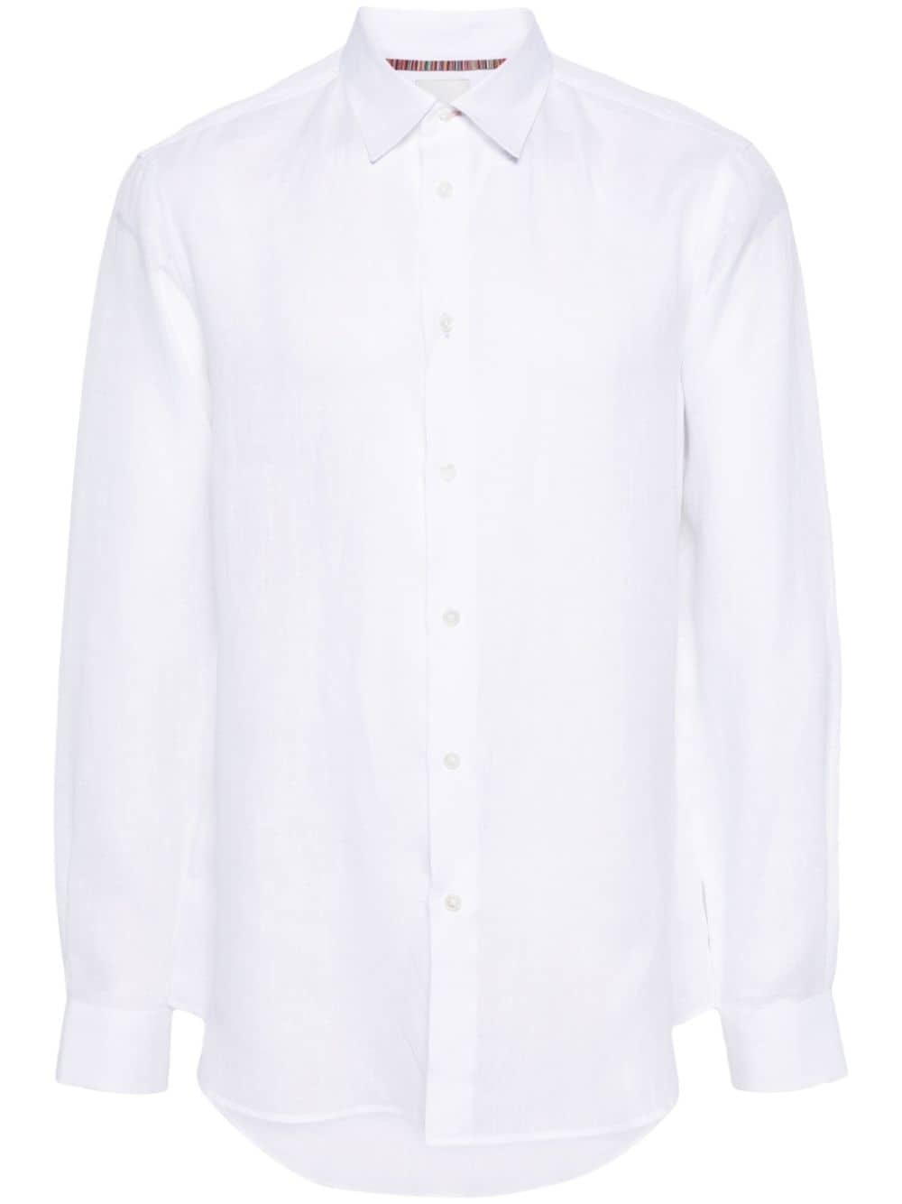 poplin linen shirt - 1