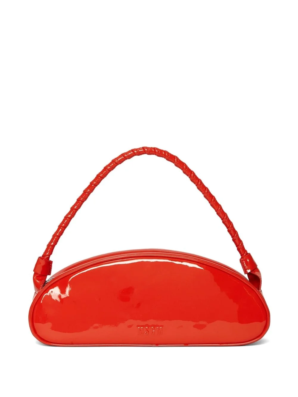 debossed-logo leather tote bag - 1