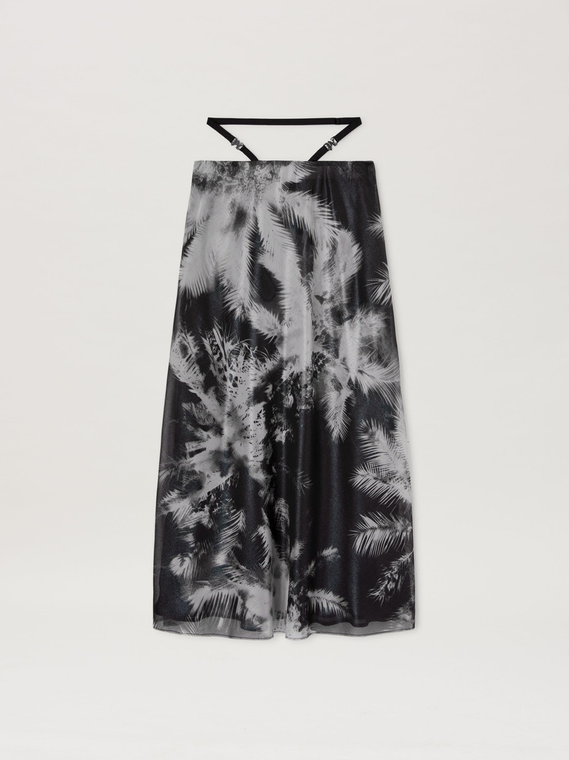 Blueprint palms skirt 1