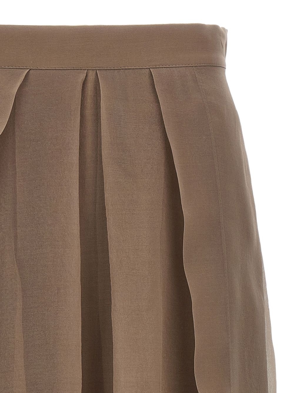 pleated maxi skirt - 3