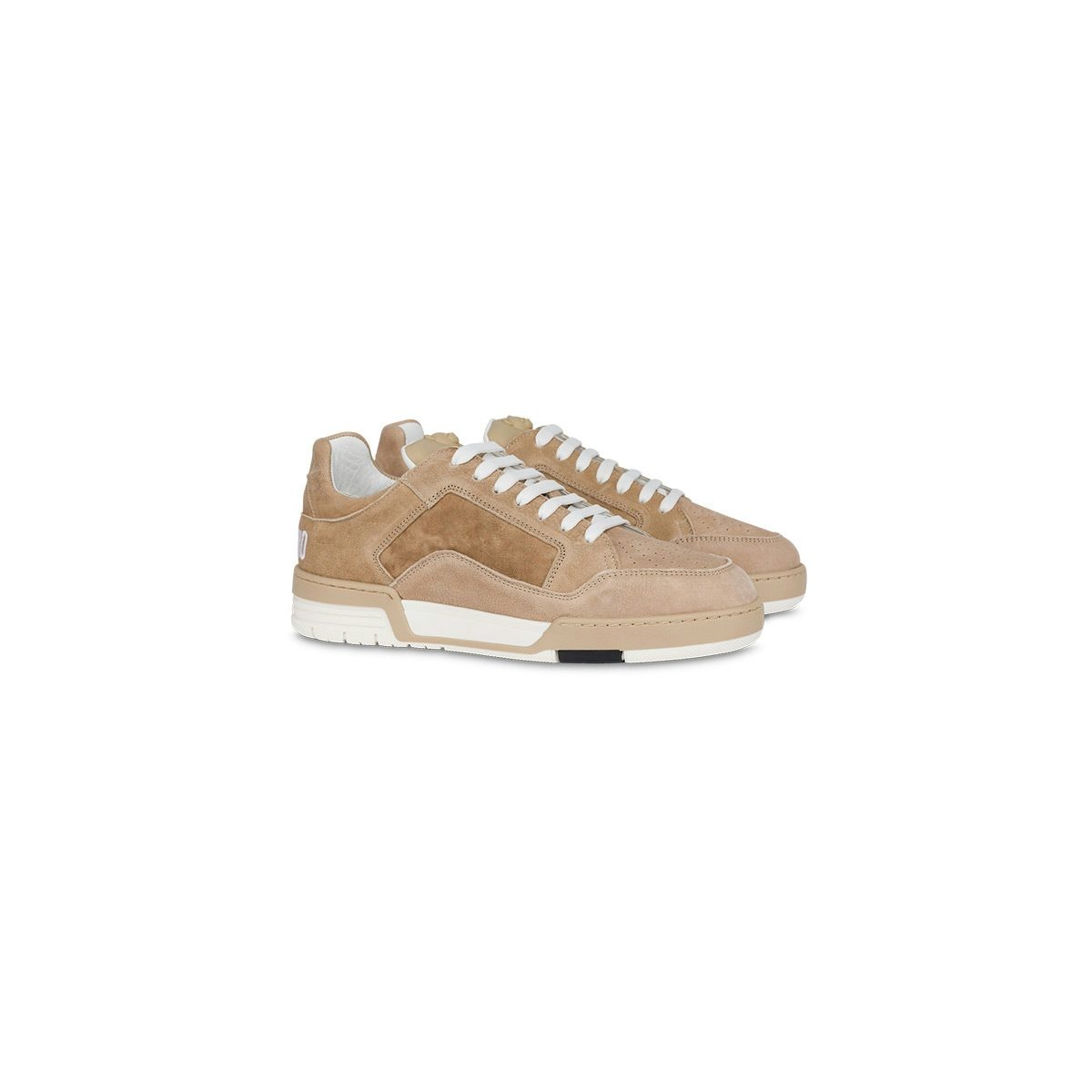 RUBBER TEDDY BEAR NAPPA LEATHER STREETBALL SNEAKERS - 1