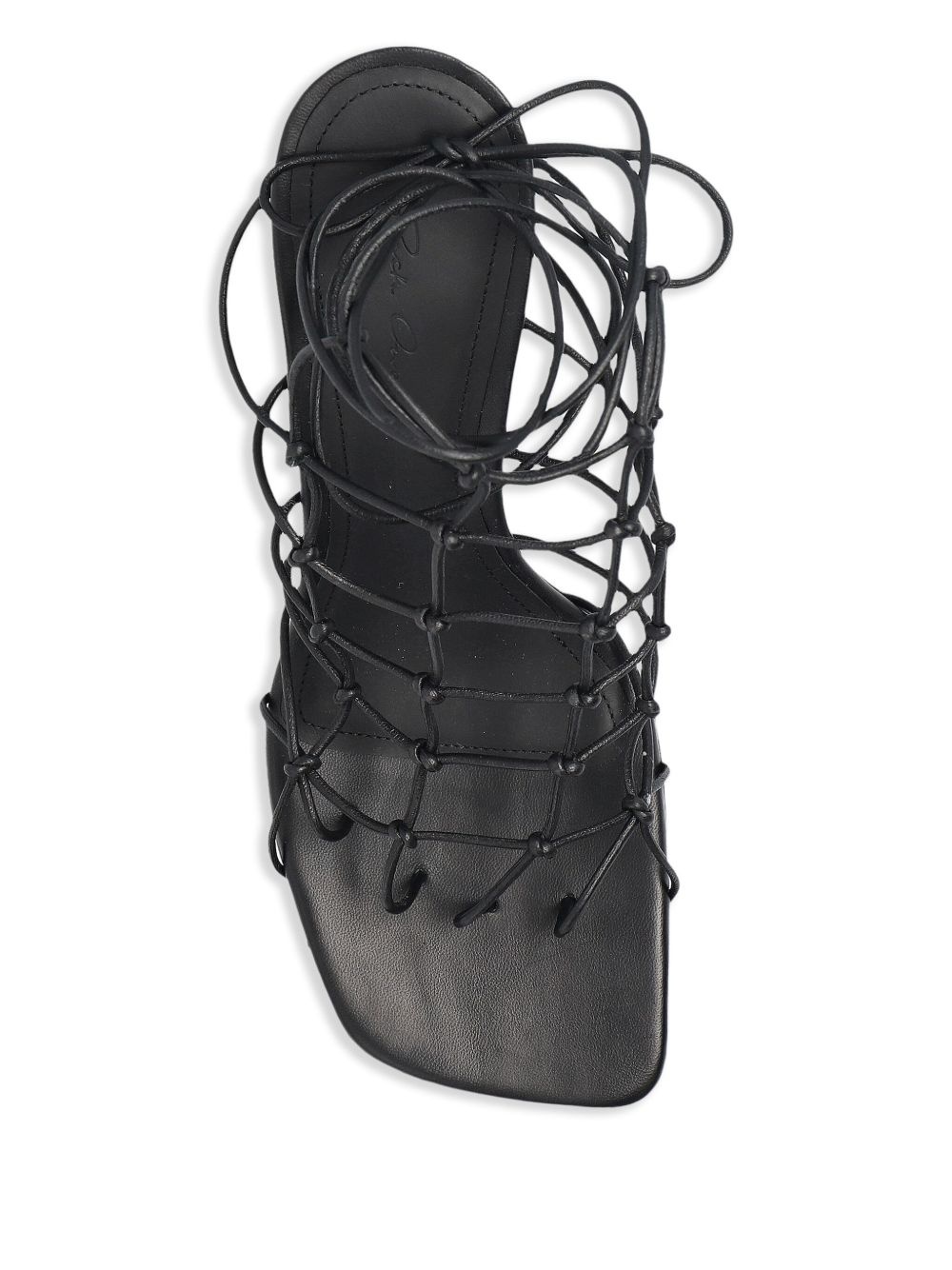 sculpted-wedge sandals - 4
