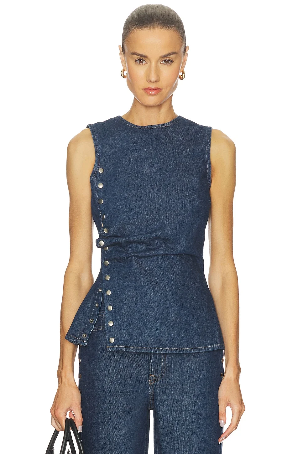 Denim Buttoned Top - 1