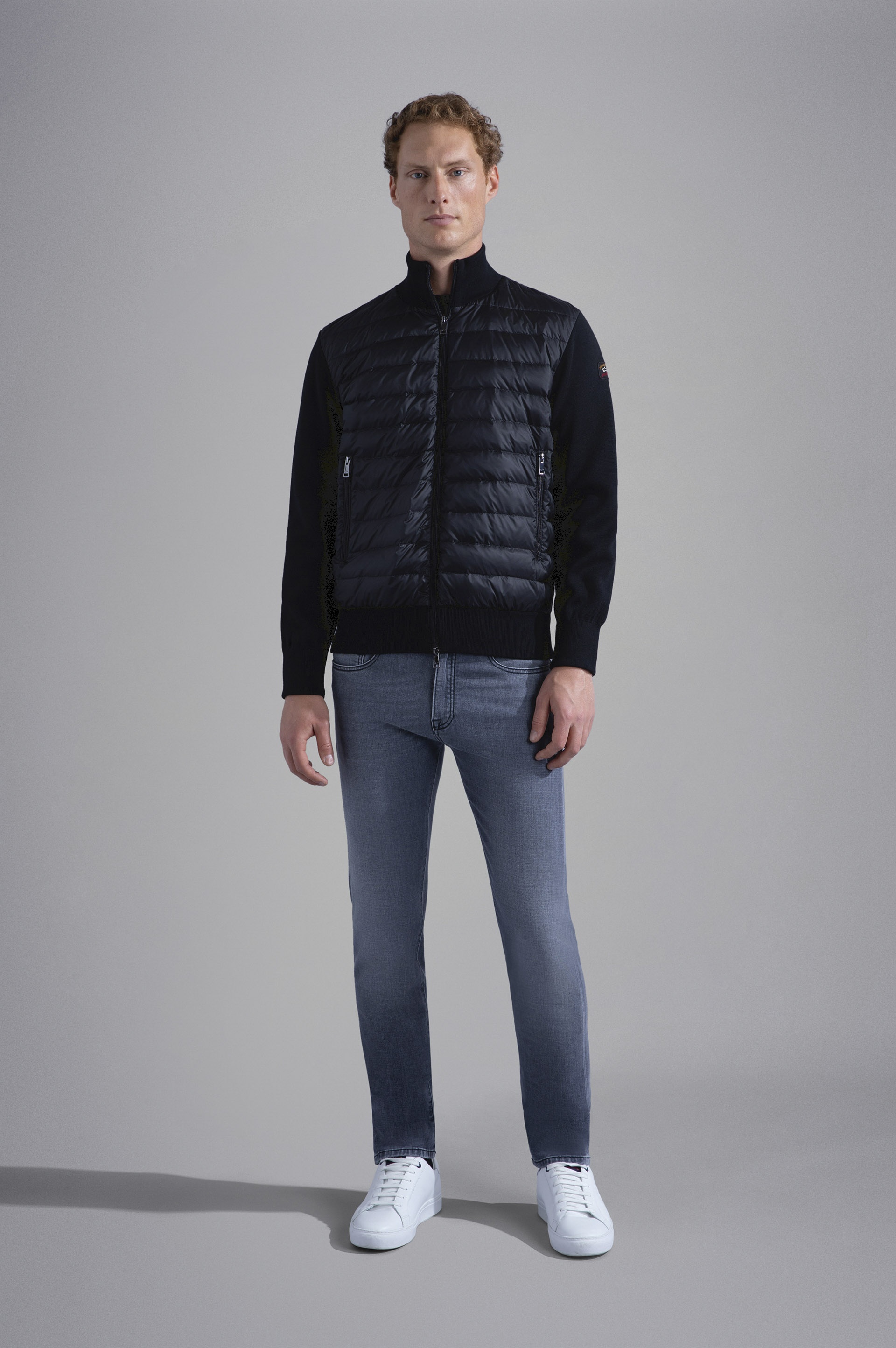 HYBRID WOOL AND NYLON CARDIGAN - 2