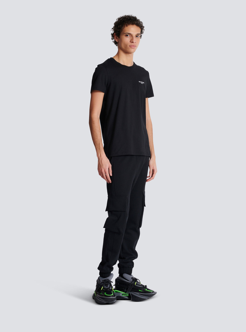 Flocked Balmain T-shirt 3