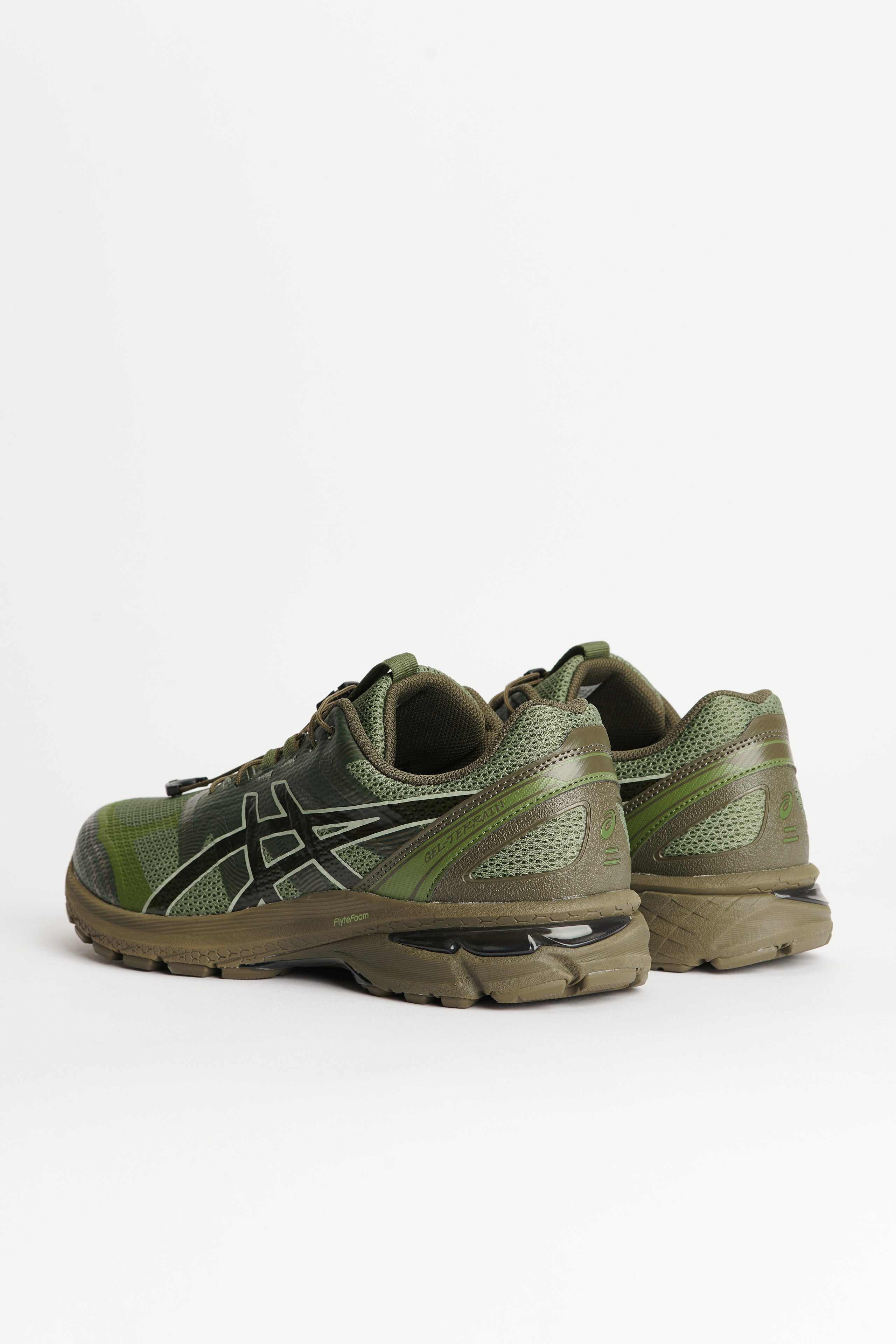 ASICS X SAN SAN GEAR GEL-TERRAIN BRONZE GREEN / TARMAC - 4