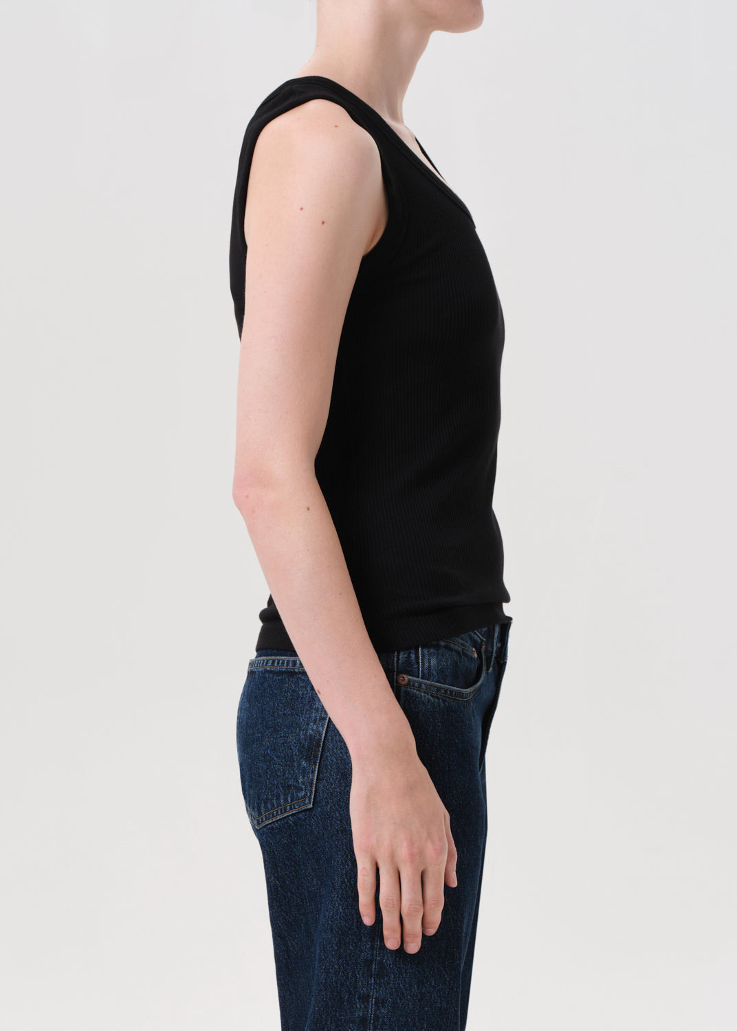 POPPY TANK IN BLACK - 2