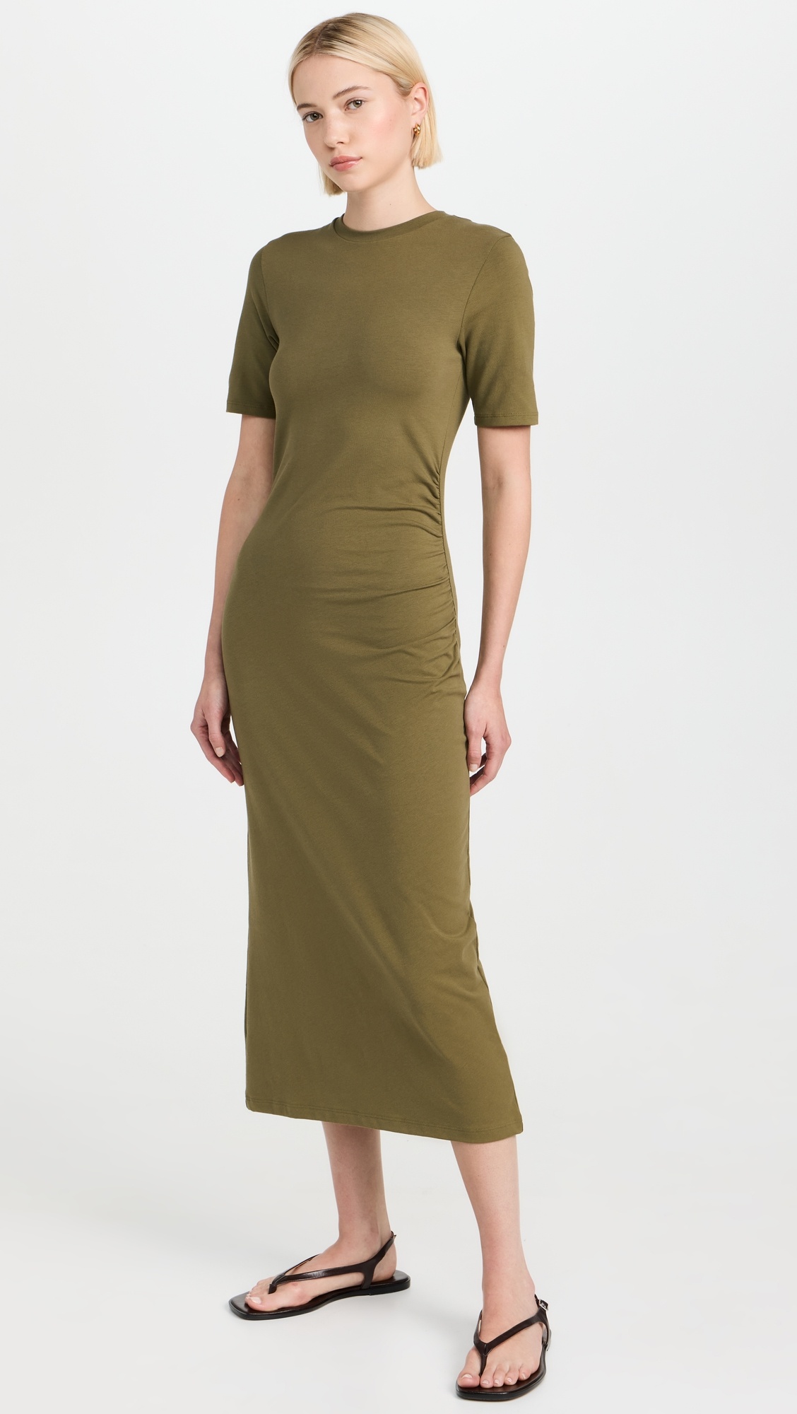 Side Drape Dress - 4