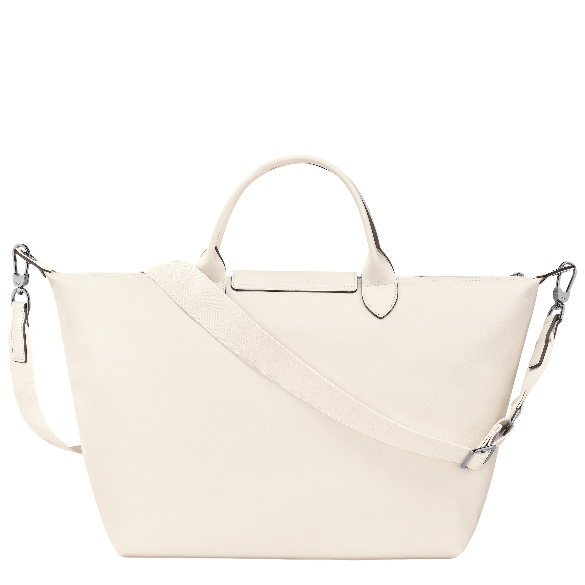 Le Pliage Xtra L Handbag Ecru - Leather - 3