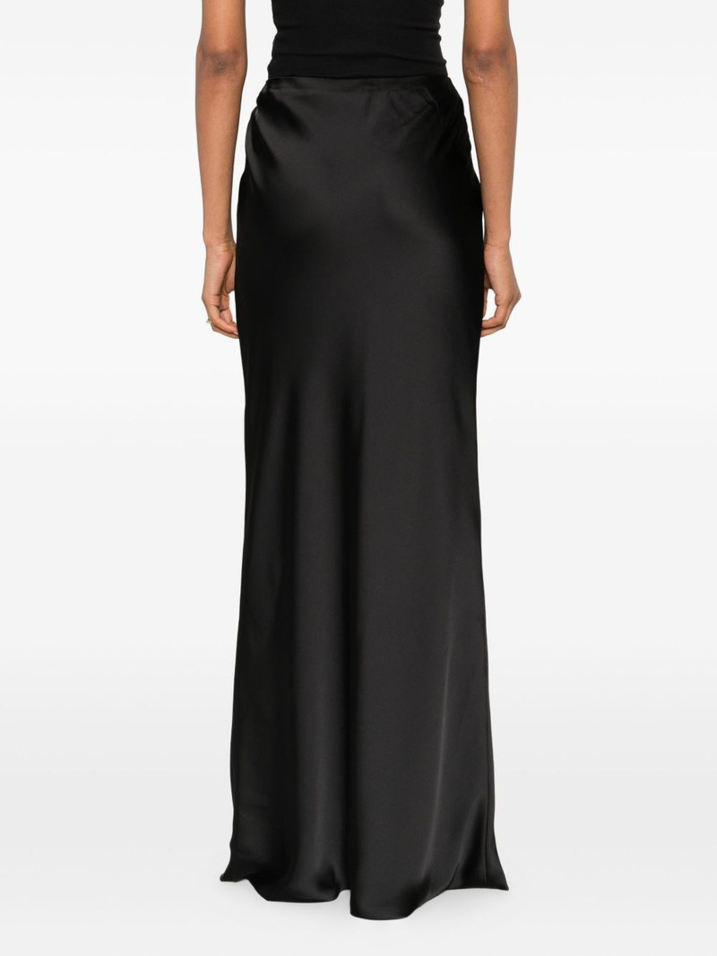 satin-finish midi skirt 4