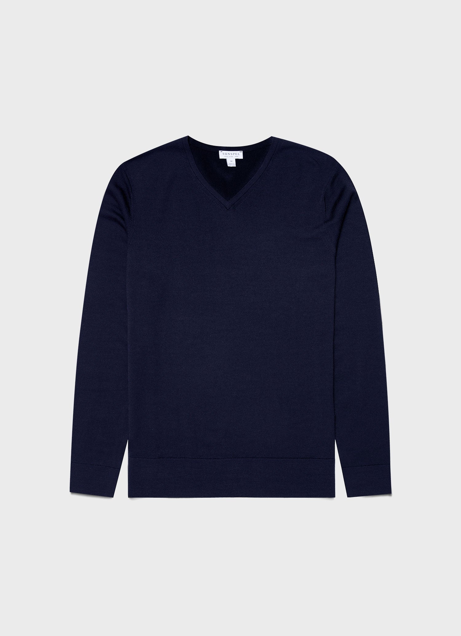Merino V Neck Jumper - 1