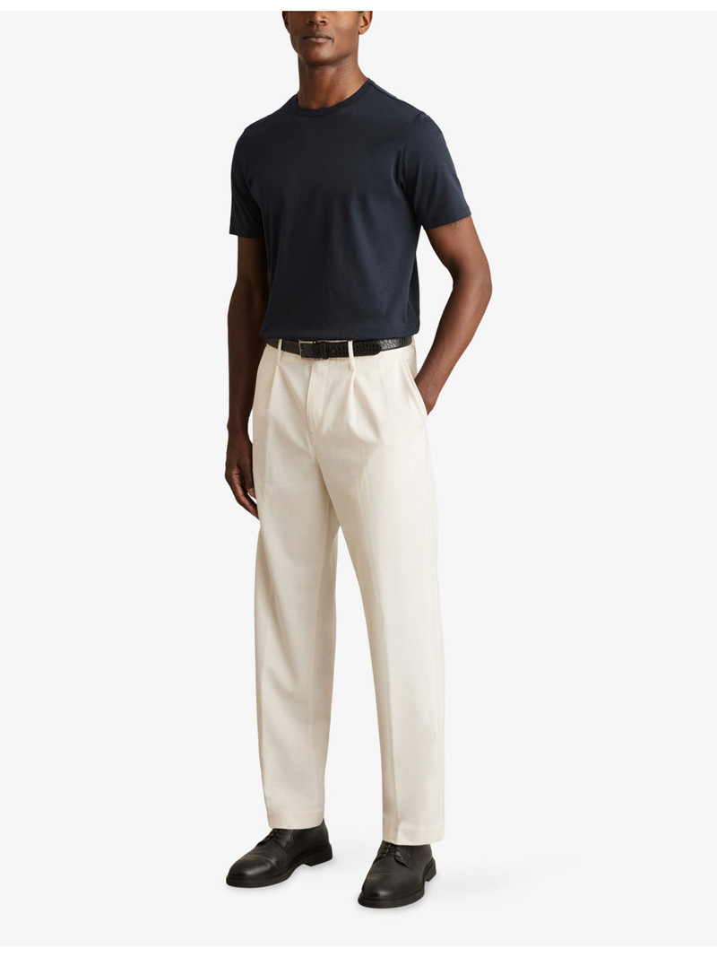 REISS Count Crewneck Short-Sleeve Cotton T-Shirt outlook