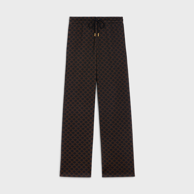 Flared Triomphe jogging pants in technical Jersey 1