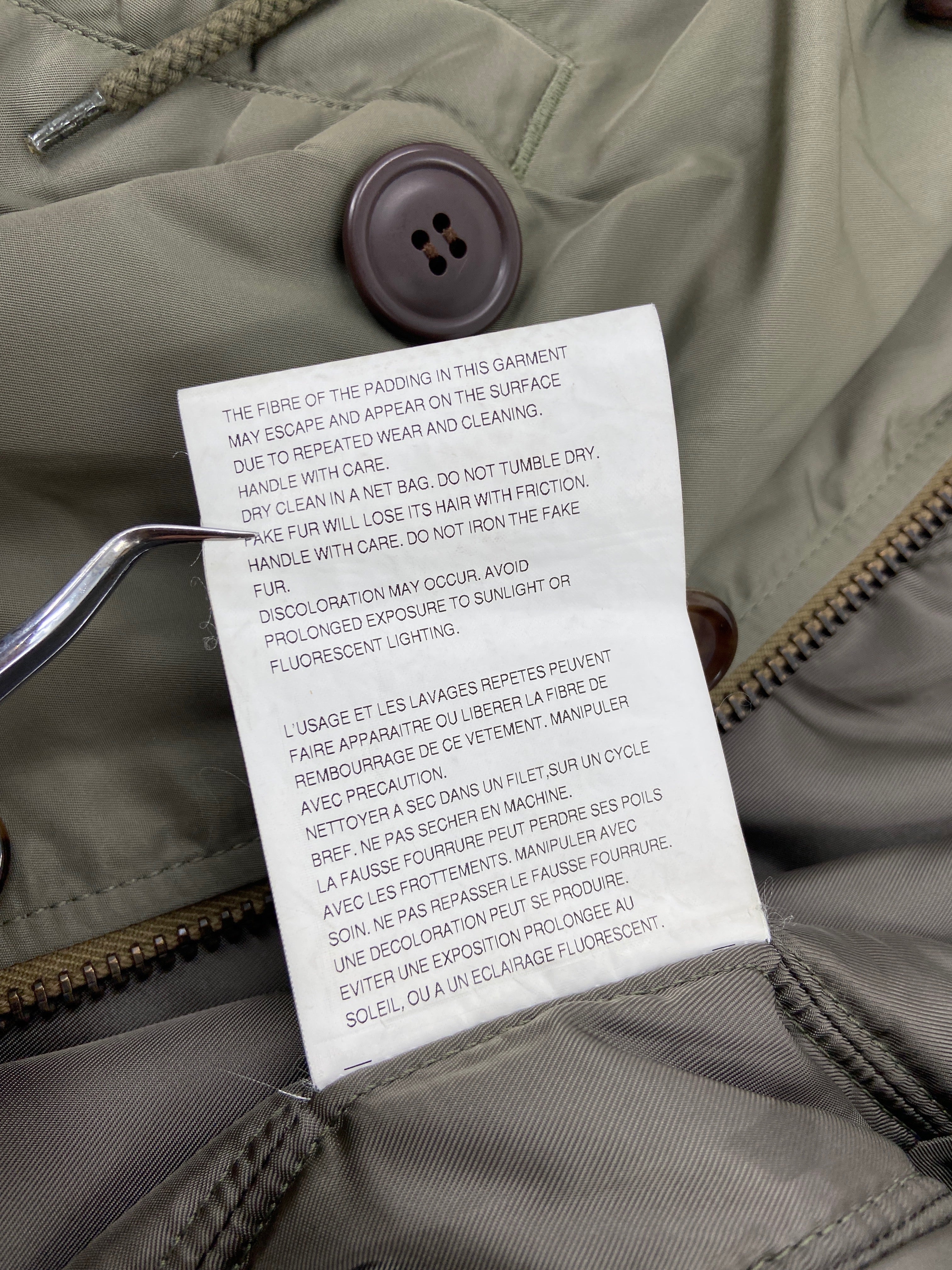 Junya Watanabe Fall 2006 Grail N-3B Oversized Military Parka Coat S - 18