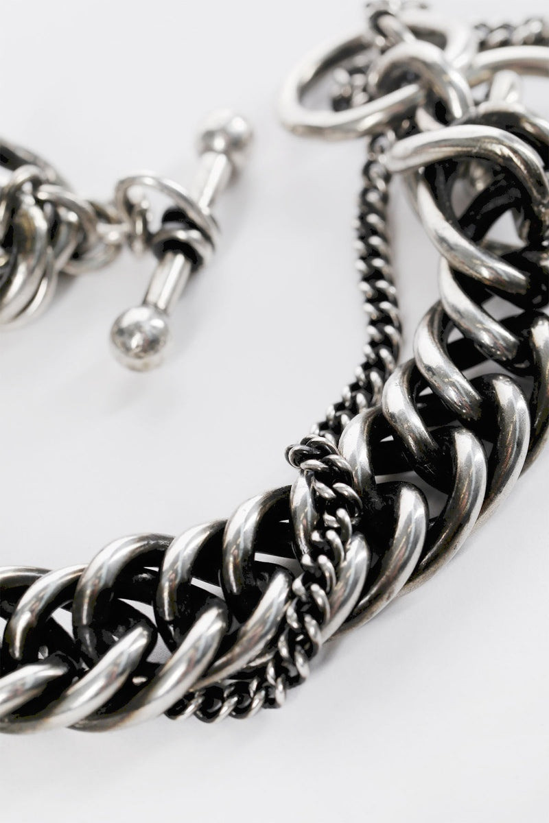 Ann Demeulemeester Hinna Double Chains Bracelet outlook