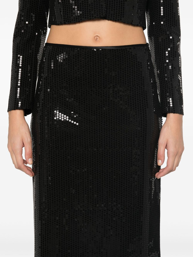sequinned maxi skirt 5