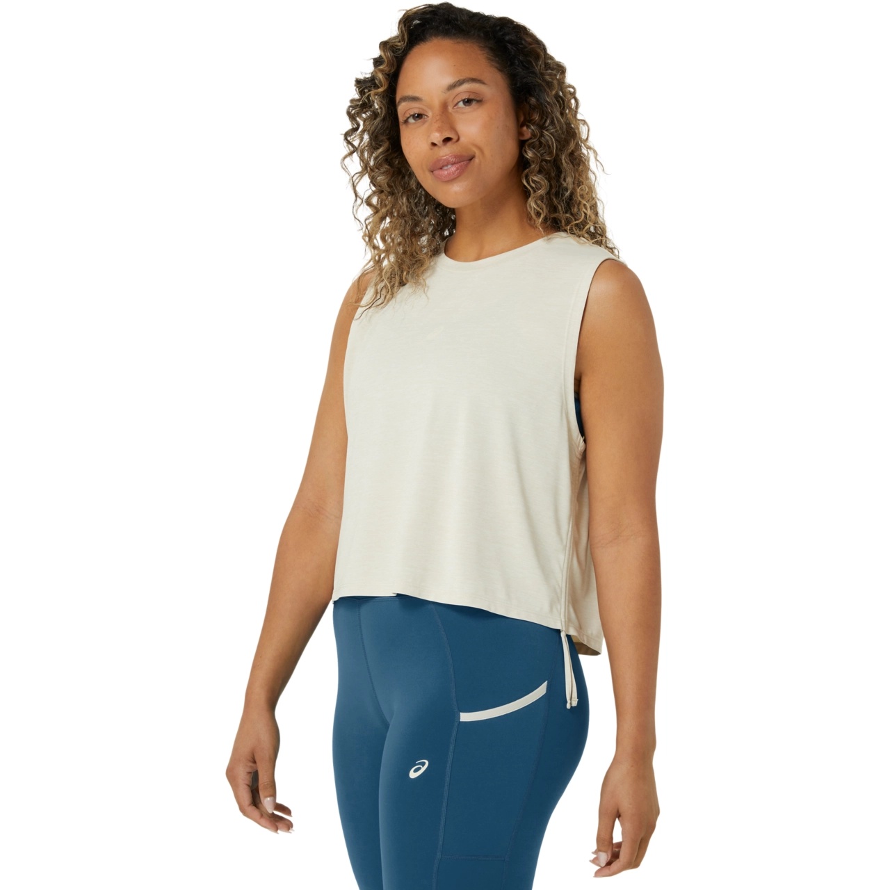 NAGINO FLEX HEATHER SLEEVELESS TOP - 3