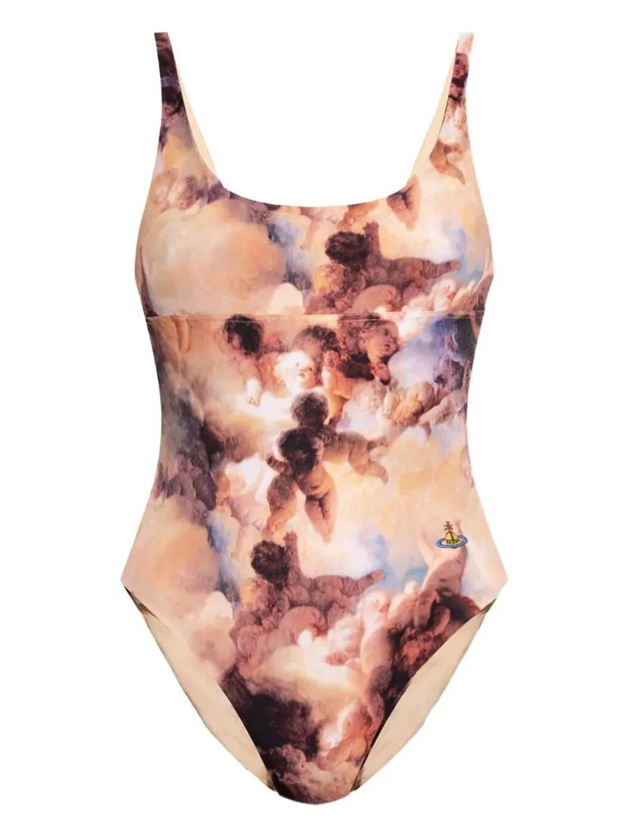 Vivienne Westwood Cherubs Straight Line Swimsuit Clothing - 1