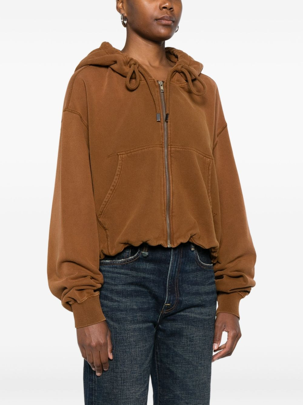 zip-up hoodie - 3