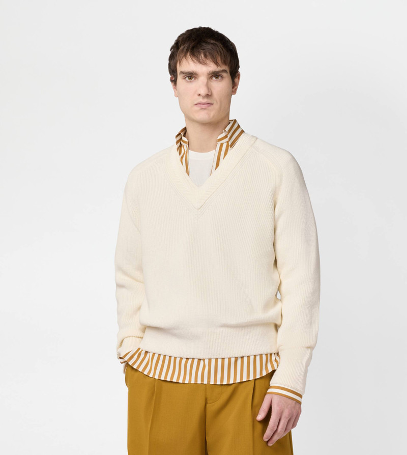 PULLOVER IN COTTON - WHITE 3