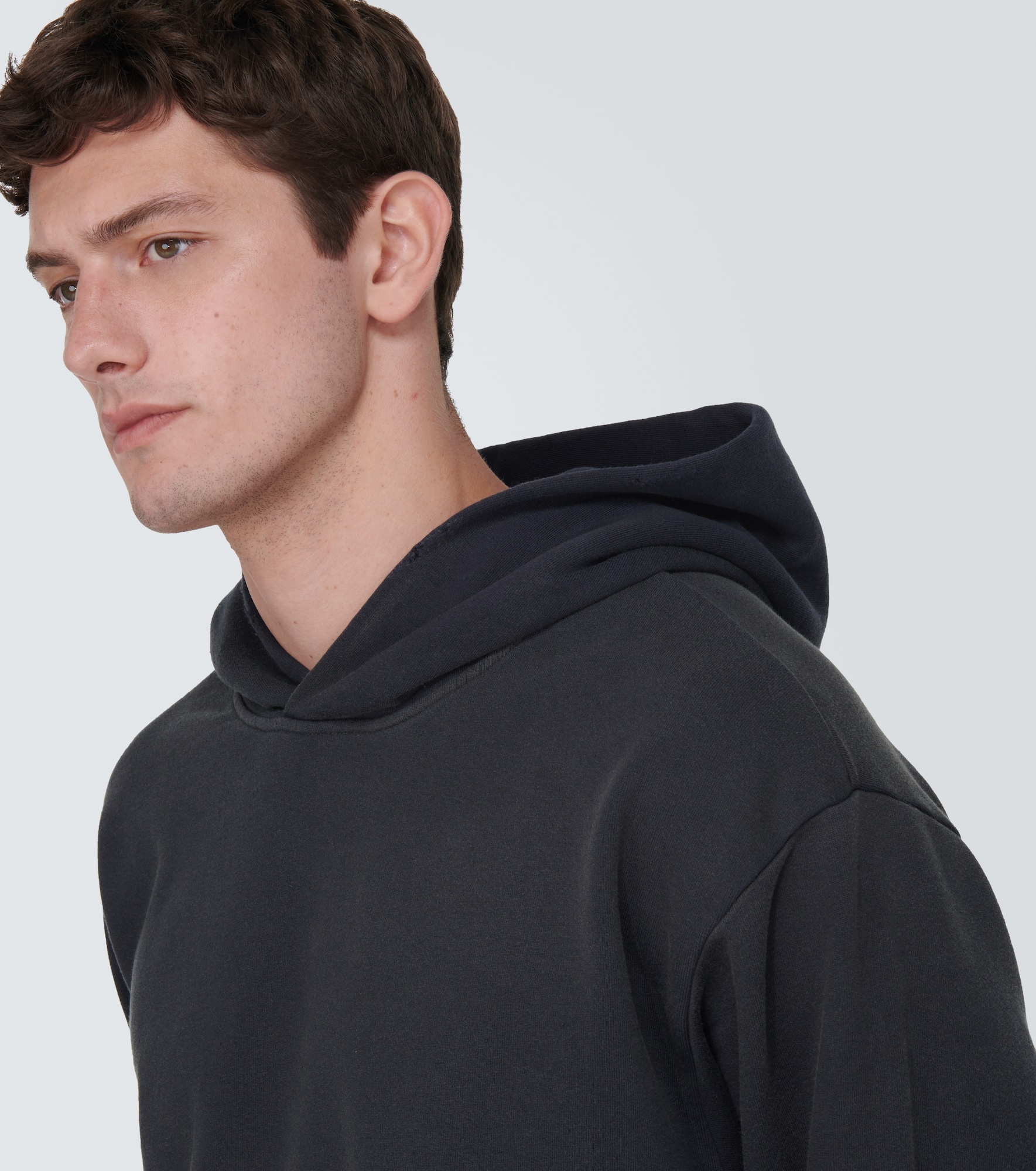 Logo cotton-blend hoodie - 5