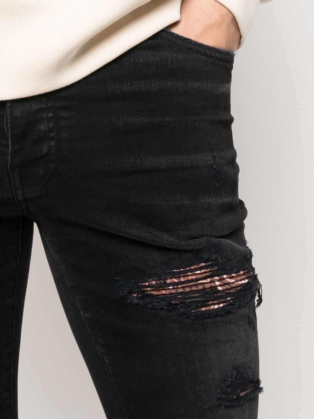 ripped skinny-fit jeans - 5