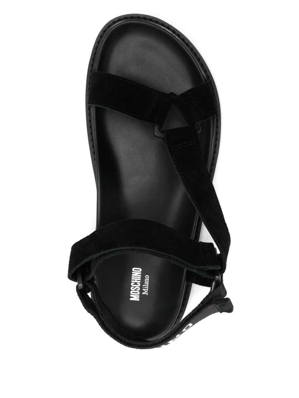 logo-jacquard sandals - 4