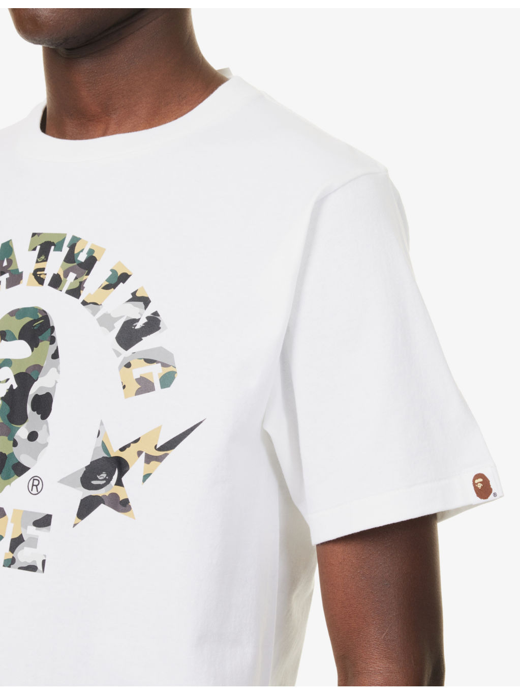 College Crewneck Cotton T-Shirt - 5