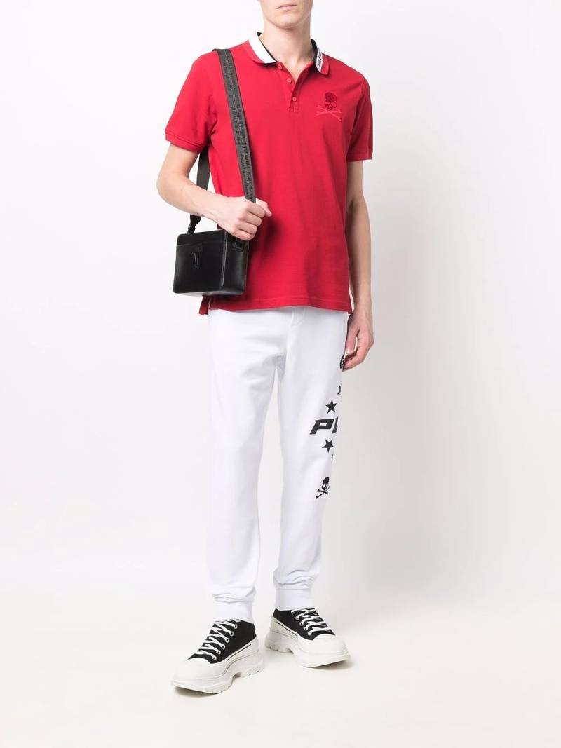 PHILIPP PLEIN logo drawstring tracksuit bottoms outlook